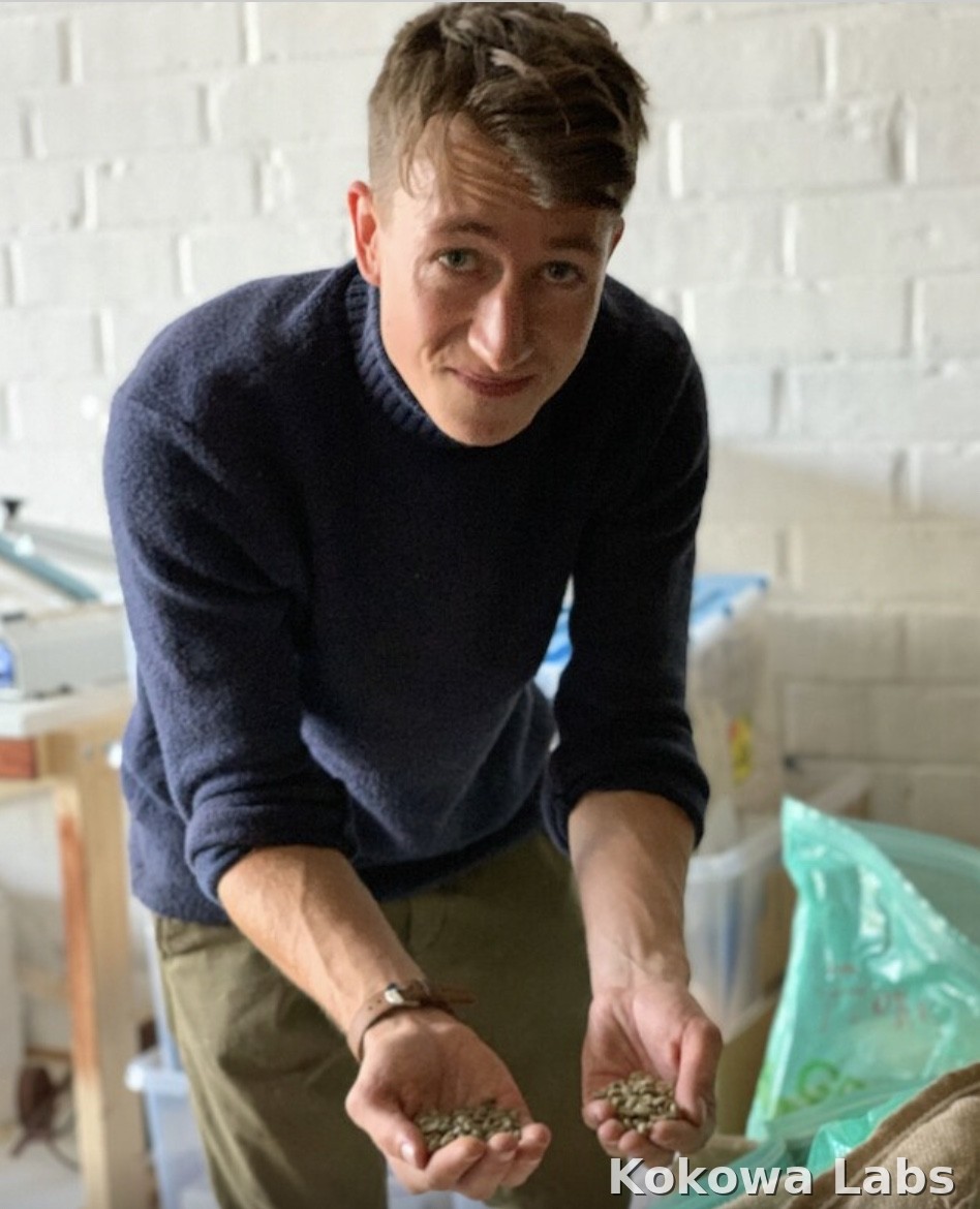 Barista preparing coffee